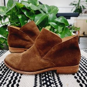 Kork-Ease Ryder sueded leather booties